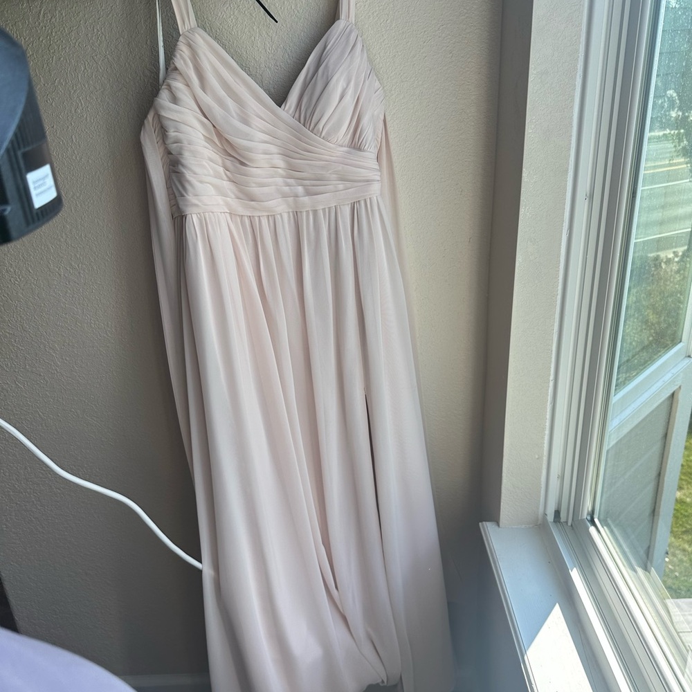 Azazie Aziza Rose Petal Bridesmaid Gown